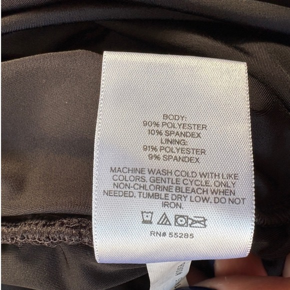 Express Body Contour Black Velvet Off Shoulder Asymmetrical Bodysuit, size XL - Picture 8 of 8